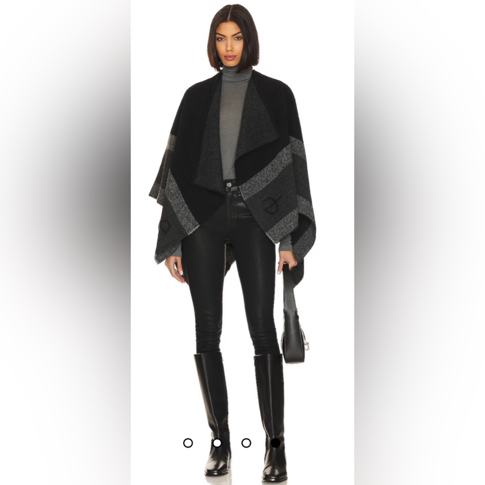 Rag & Bone Coated Black Nina High Rise Skinny Jean
